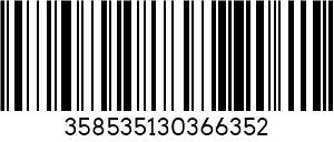Code à barres IMEI Example