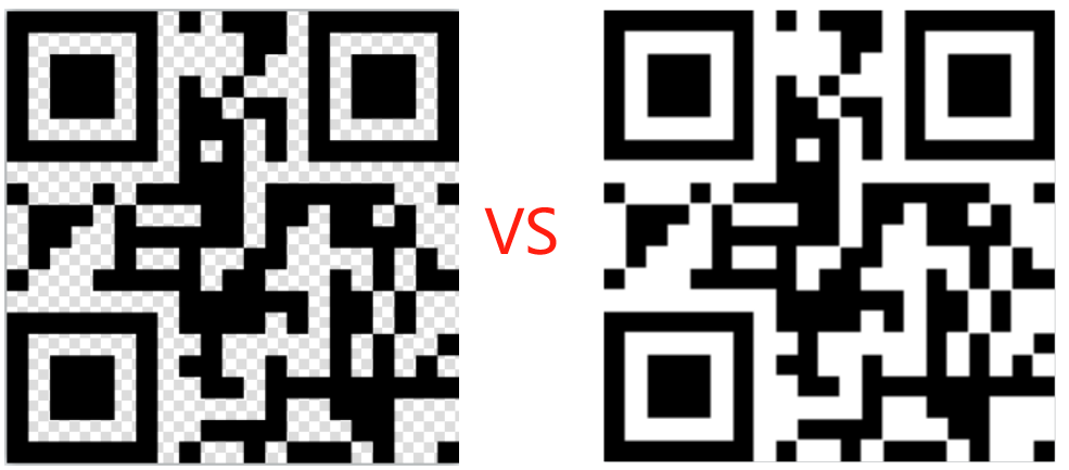 Code QR PNG avec SVG. PNG