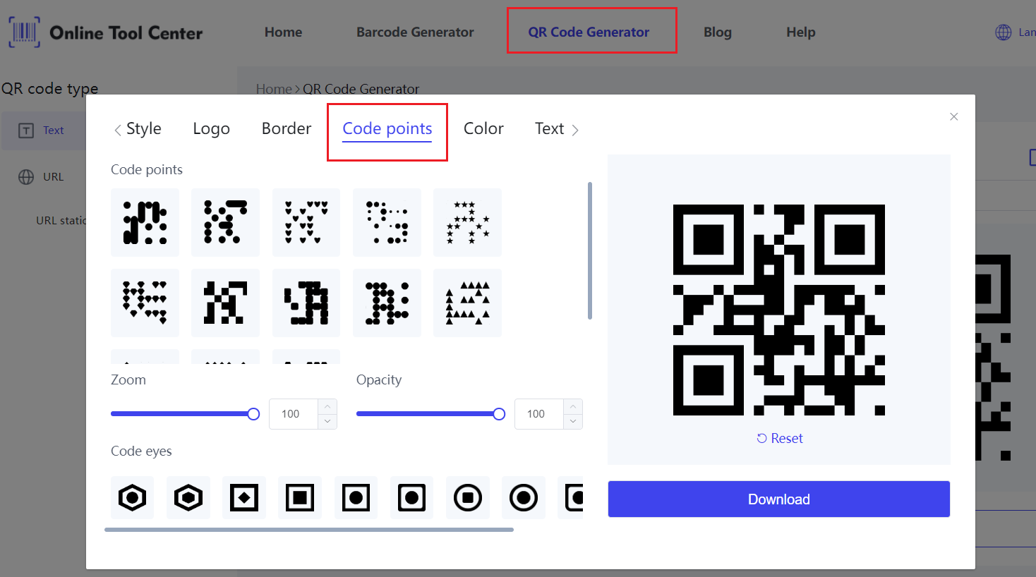 Créer un Code QR avec dots.png