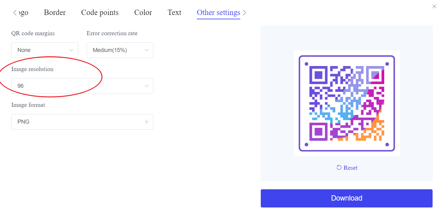 Format de vote de Code QR personnalisé.Png