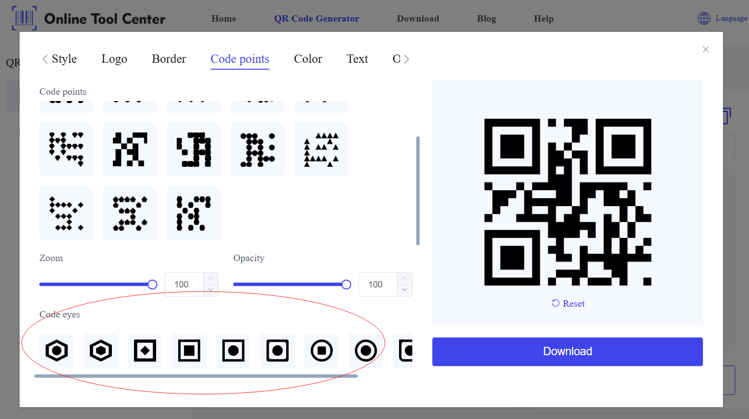 Génération de QR code finder pattern.png