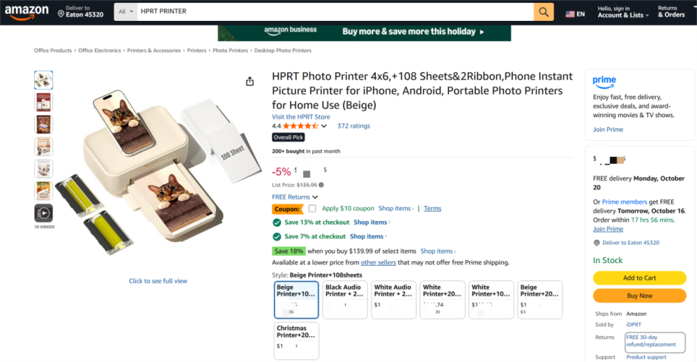 descriptions de produits amazon