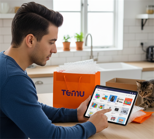 shopping on temu Shopping sur tema