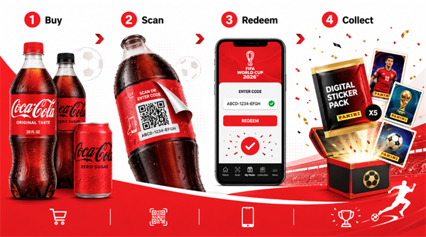 scan and redeem Coca Cola FIFA 2026 Code balayer et échanger Coca Cola FIFA 2026 Code
