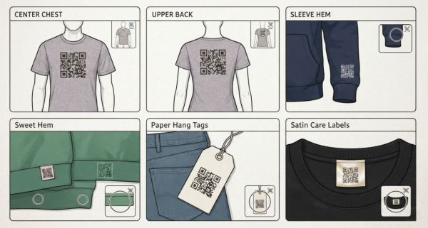 code qr sur clothi