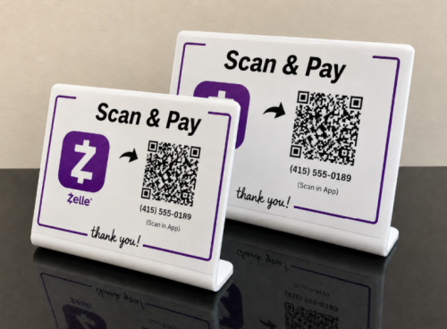 zelle code qr paiement