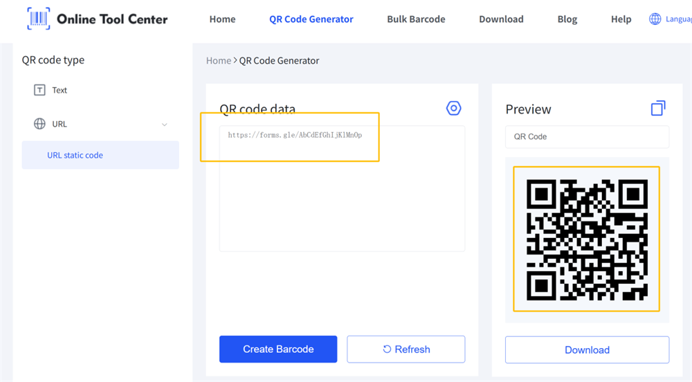 make qr code for registration form faire un code QR pour le formulaire d'inscription